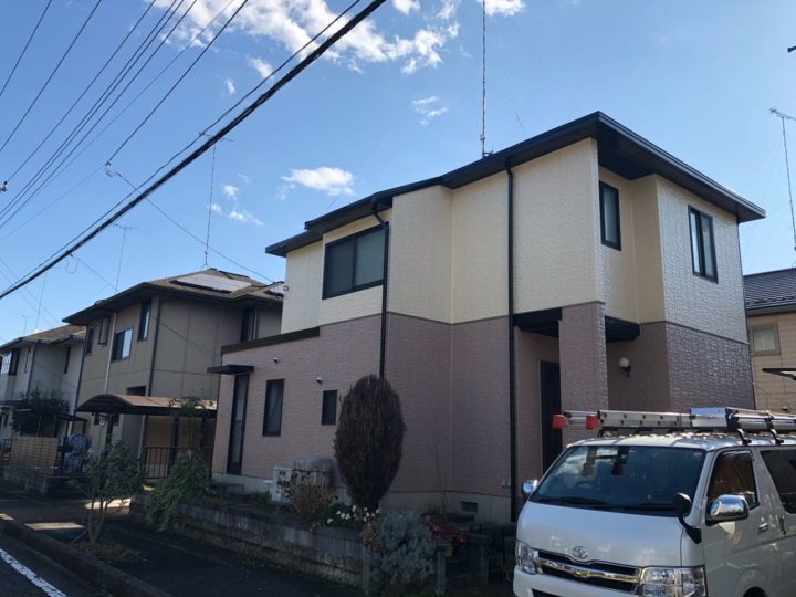 栃木県宇都宮市 S様邸 屋根外壁塗装・シーリング工事