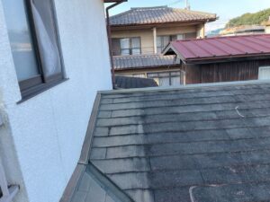 外壁と屋根の取り合い部の不具合