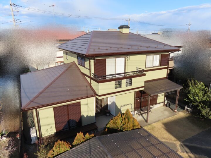 栃木県宇都宮市 K様邸 屋根カバー工法『ニチハ  横暖ルーフαs』