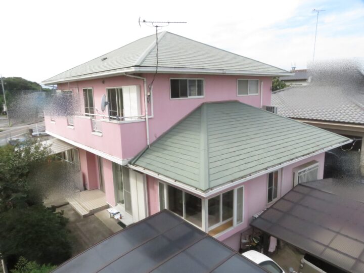 栃木県宇都宮市 Y様邸 屋根カバー工法『アイジー工業 スーパーガルテクト』ベランダ防水工事