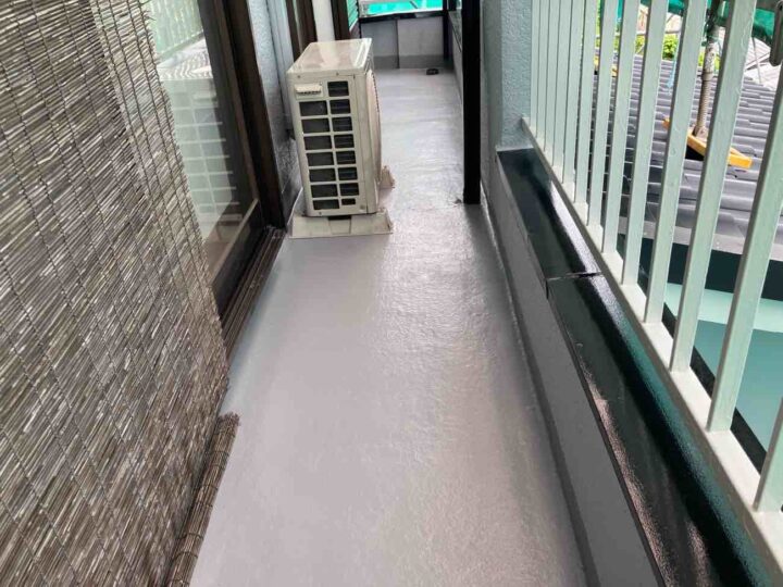 栃木県宇都宮市 H様邸 ベランダFRP防水1PLY工法