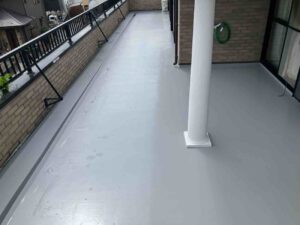 栃木県鹿沼市 S様邸 ベランダウレタン防水通気緩衝工法