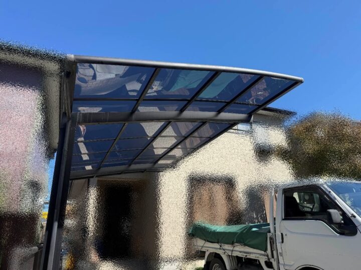 栃木県宇都宮市 O様邸 カーポート屋根張り替え工事